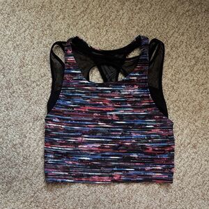 lululemon athletica Colorful Striped Crop Top